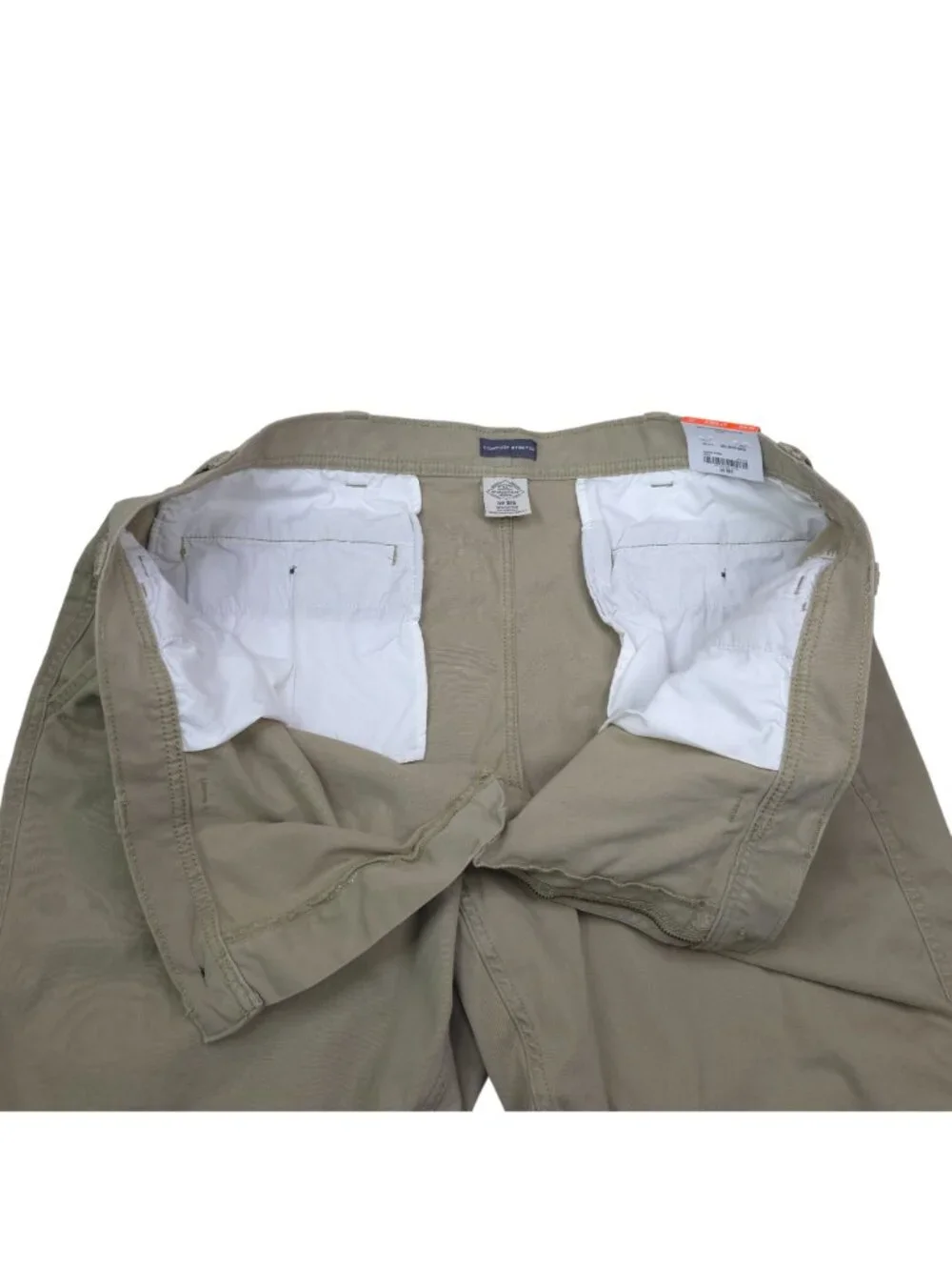 St. Johns Bay Men Size 50 Big Flat Front Comfort Stretch Shorts 10